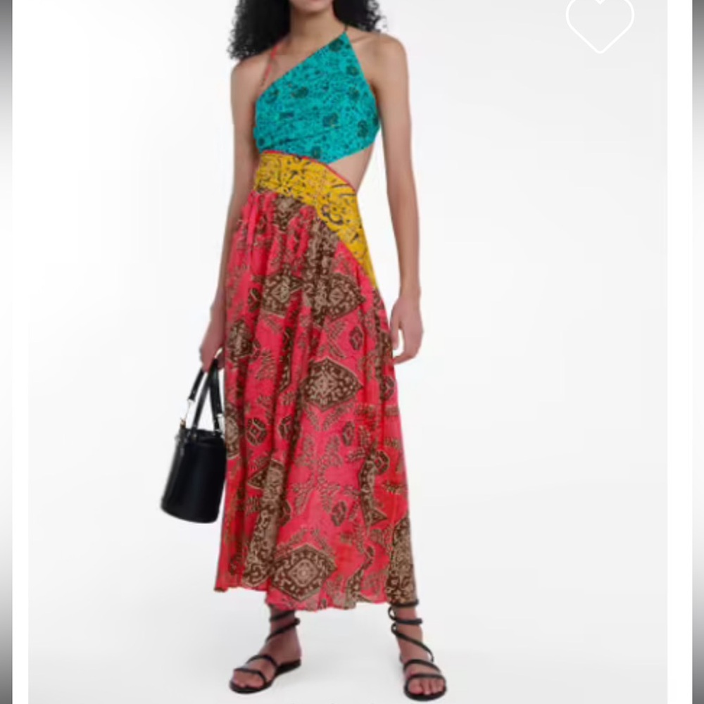 Zimmermann Paisley Print Cotton Maxi Dress – Brand 0 /Size XS From Black Panther - Picture 3 of 13